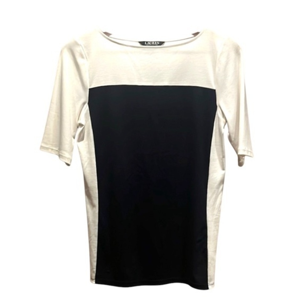 Lauren Ralph Lauren Women’s Colorblock Shirt Size Medium